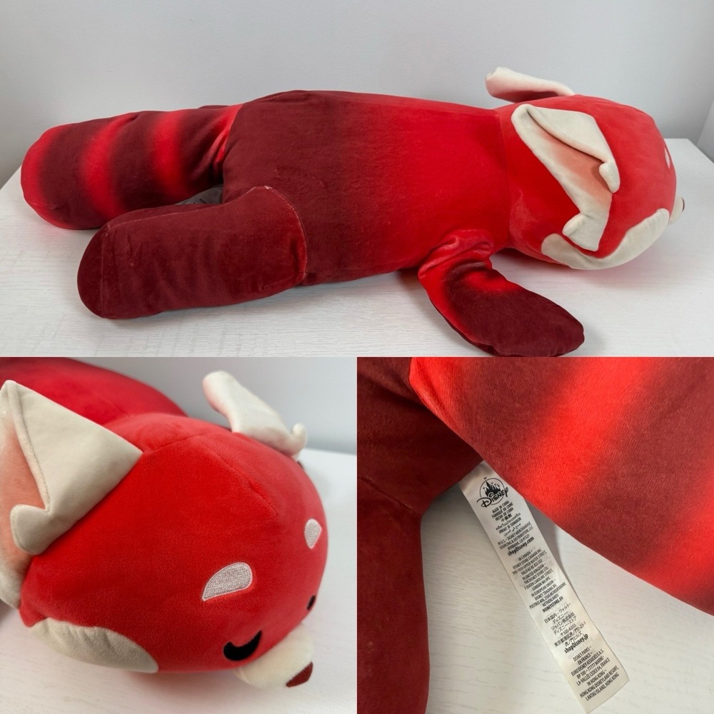 Disney Store Cuddleez Turning Red Mei Panda Pillow Pal Plush Stuffed‎ Animal 24"